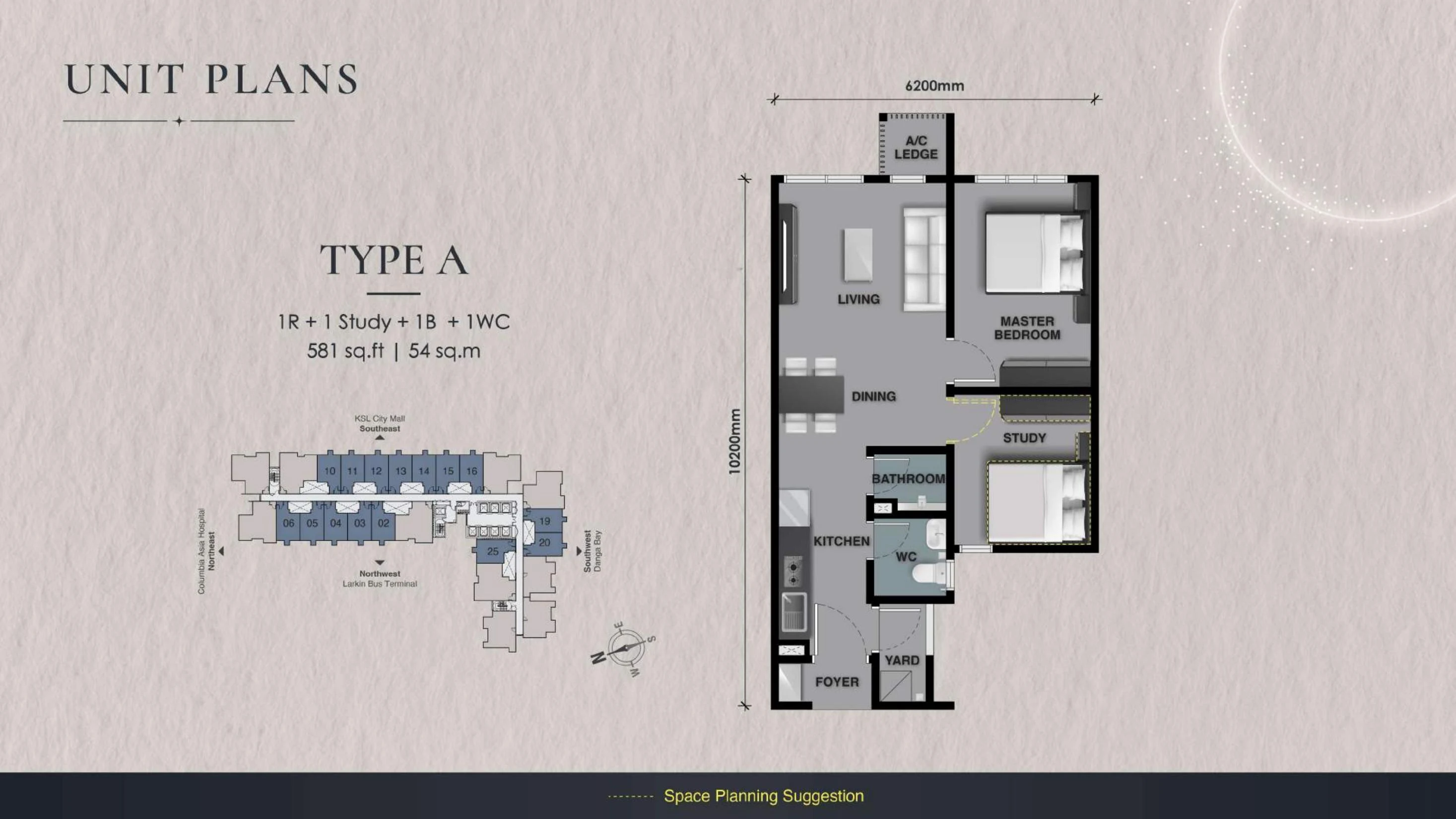 Type A official floor plan