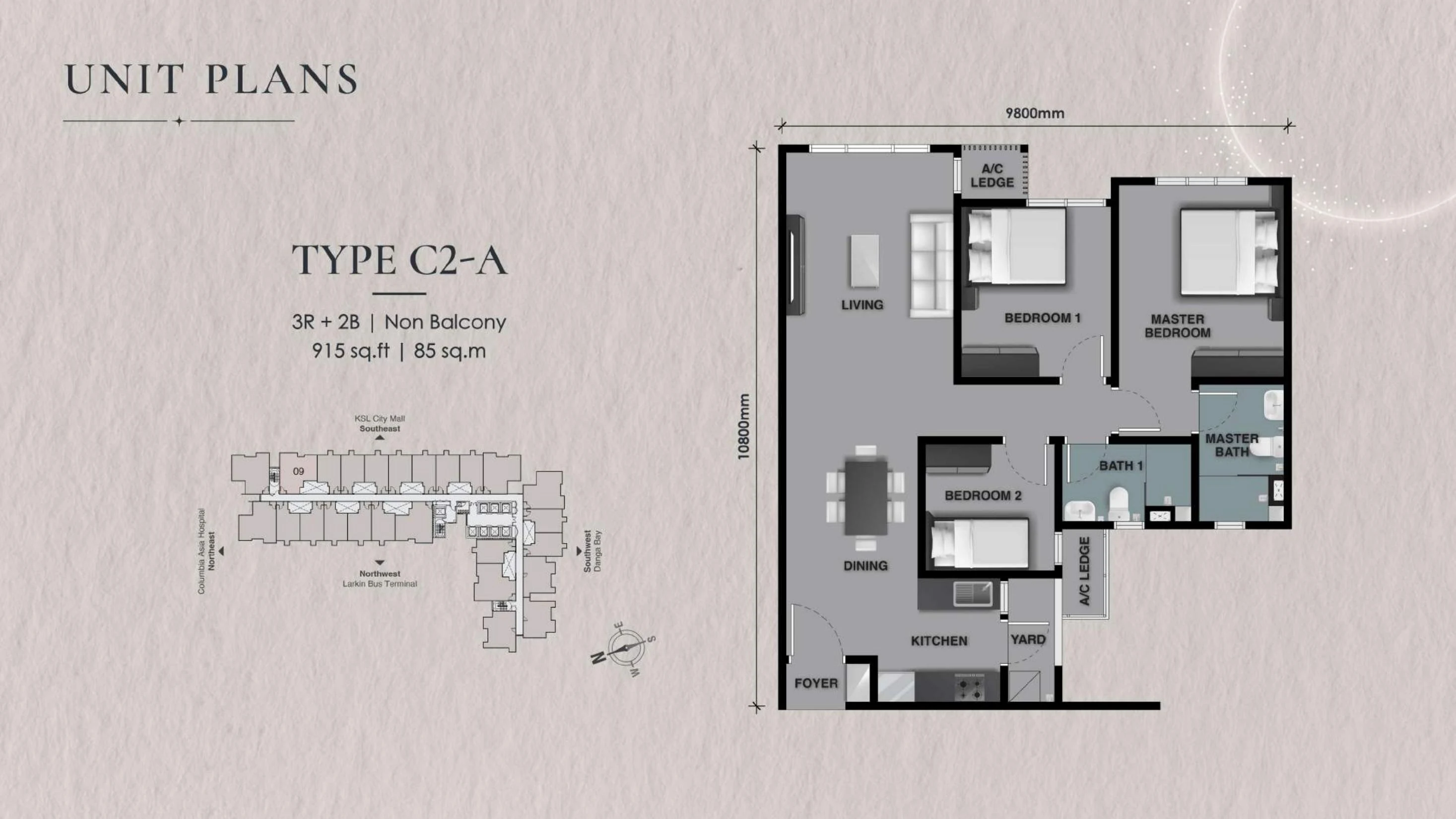 Type C2-A official floor plan